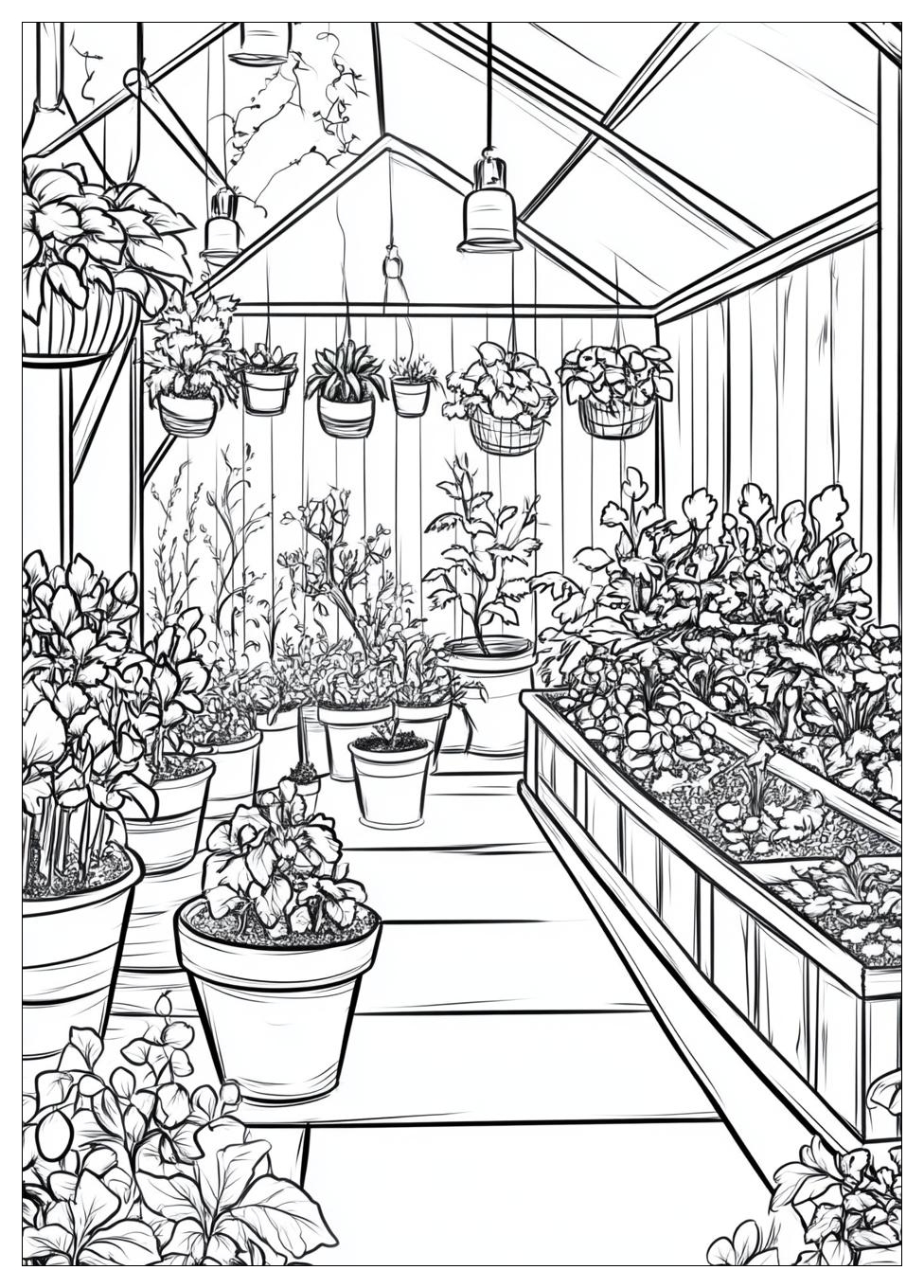 Garten Ausmalbilder 3