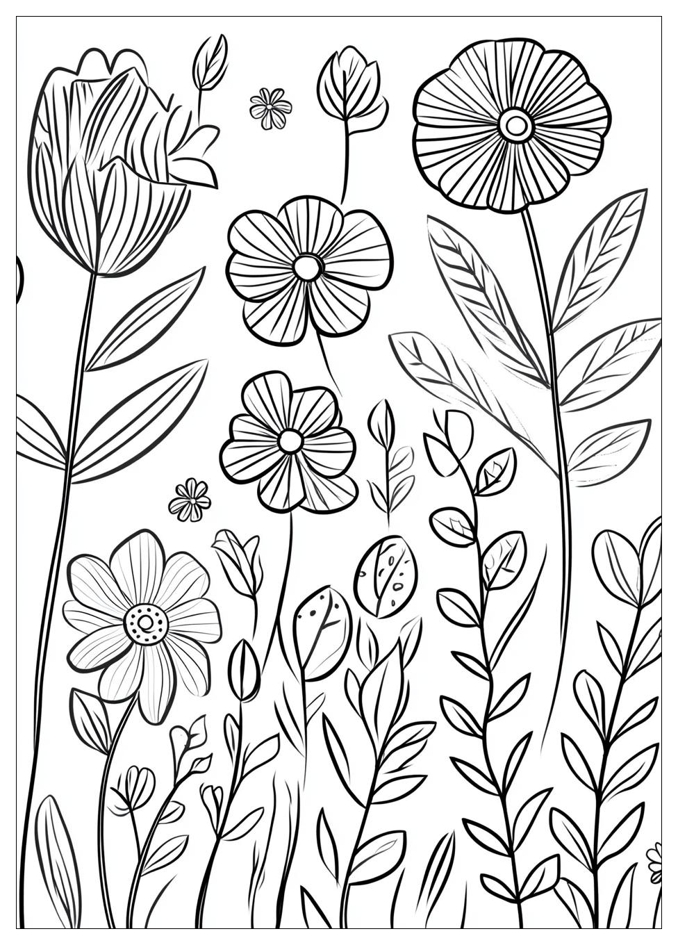 Garten Ausmalbilder 4