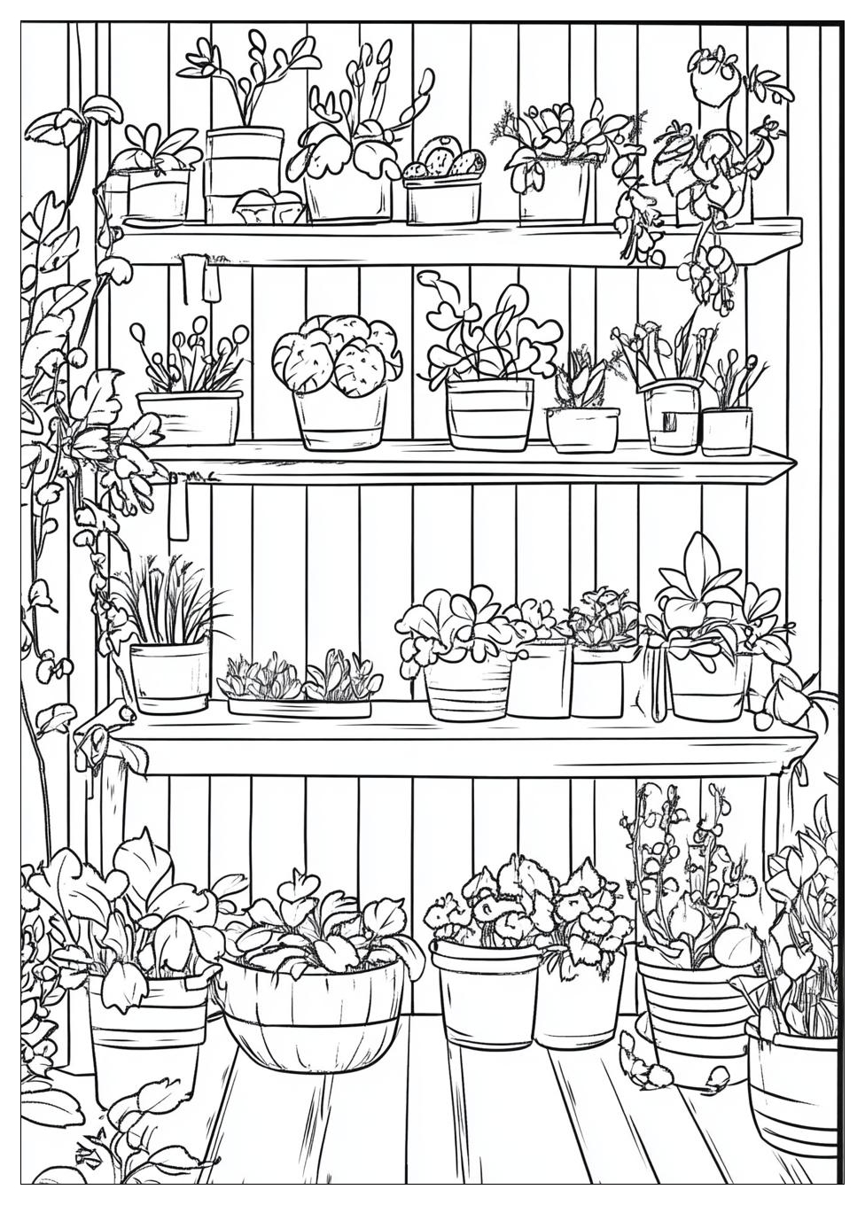 Garten Ausmalbilder 5