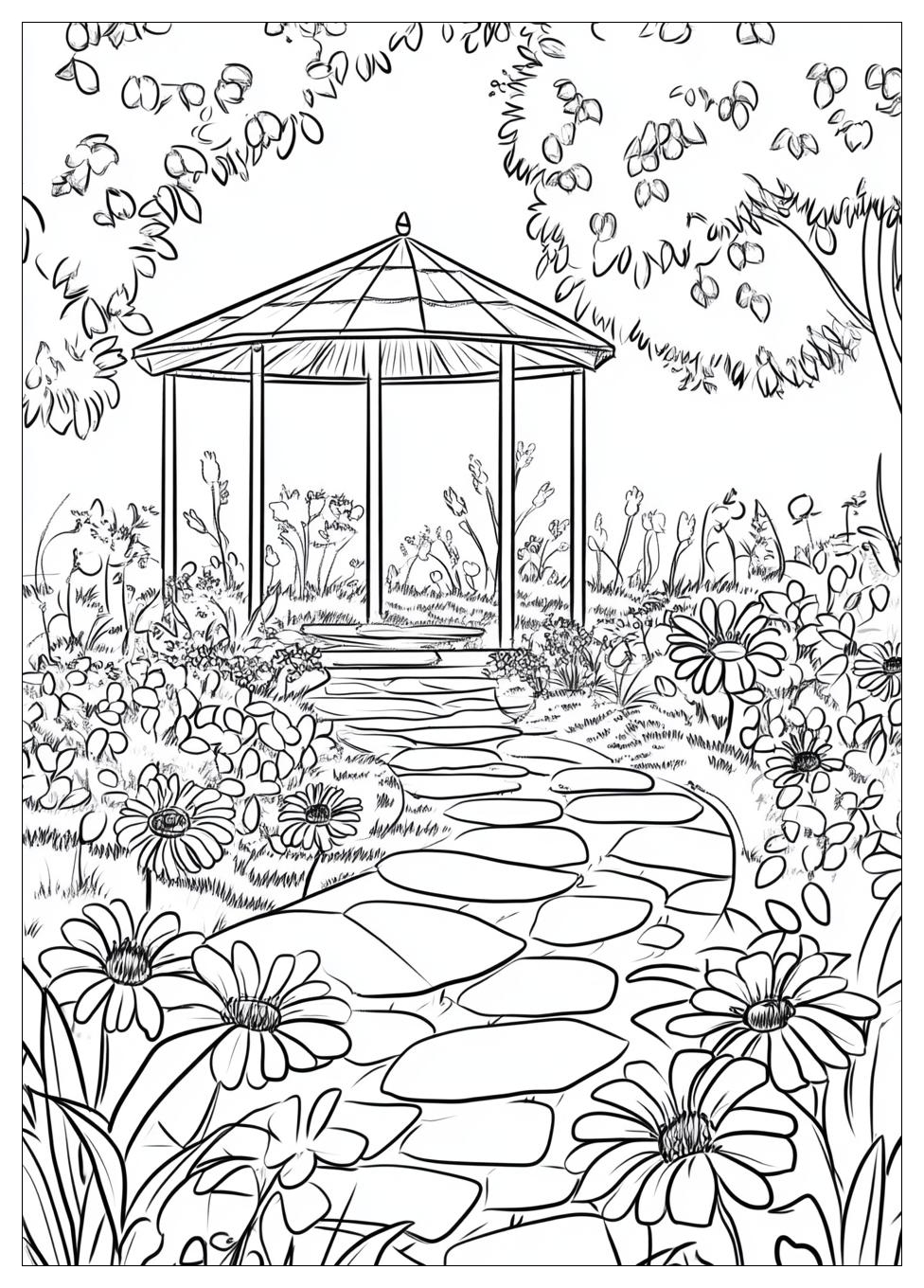 Garten Ausmalbilder 7