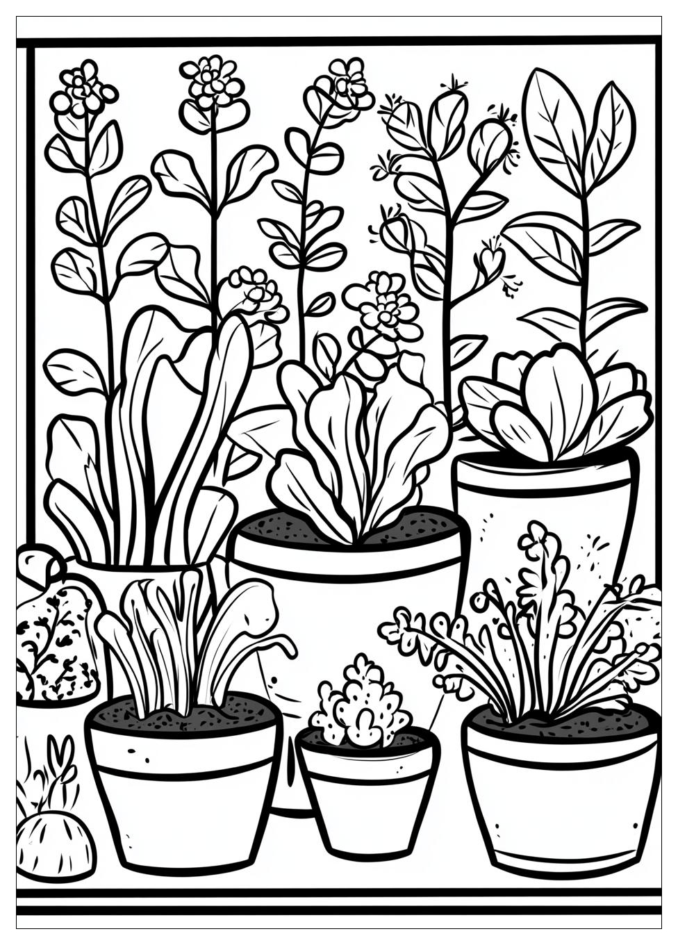 Garten Ausmalbilder 9