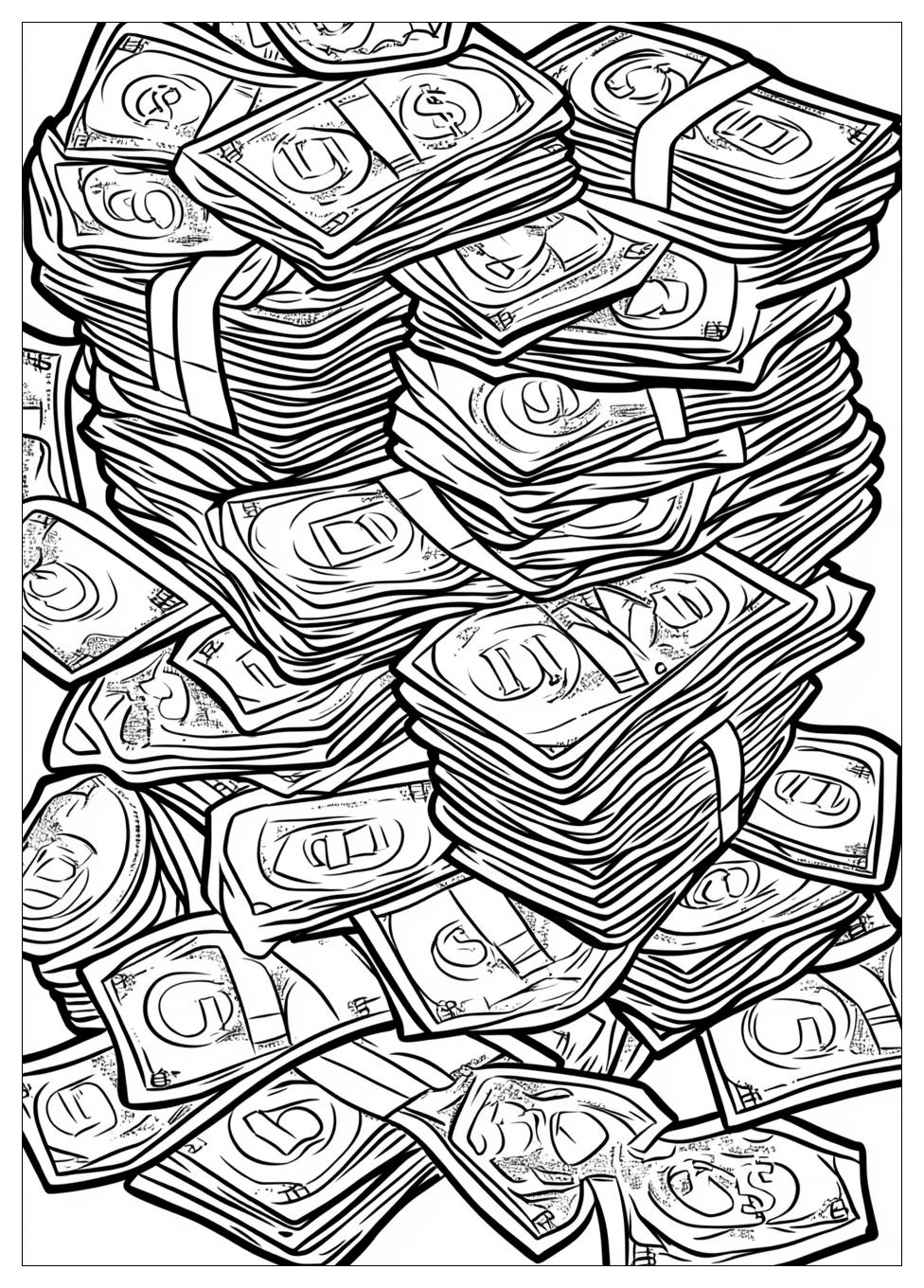 Geld Ausmalbilder 11