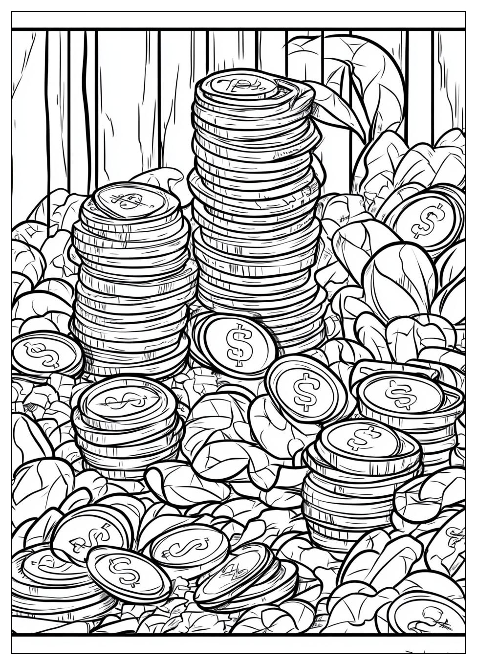 Geld Ausmalbilder 15