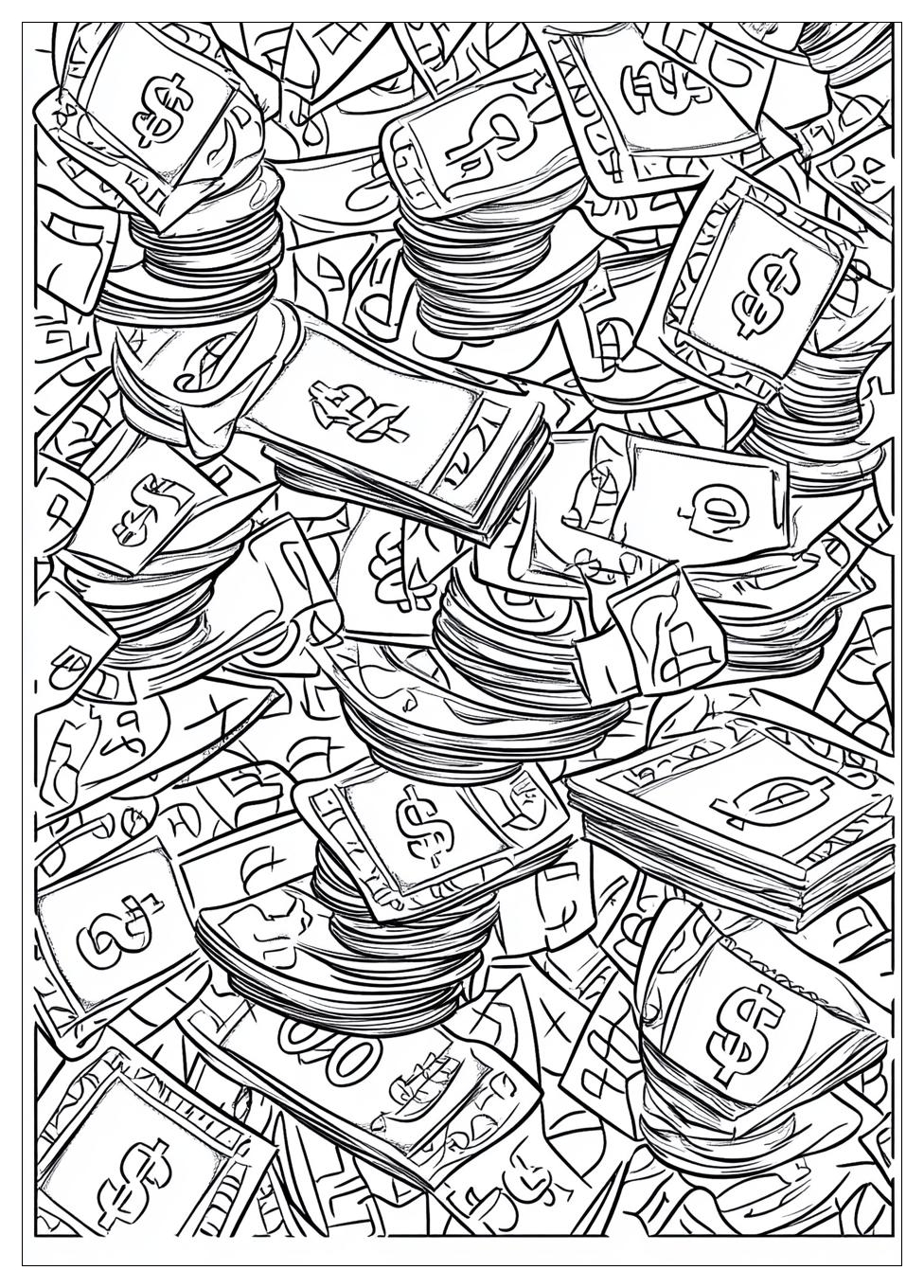 Geld Ausmalbilder 18