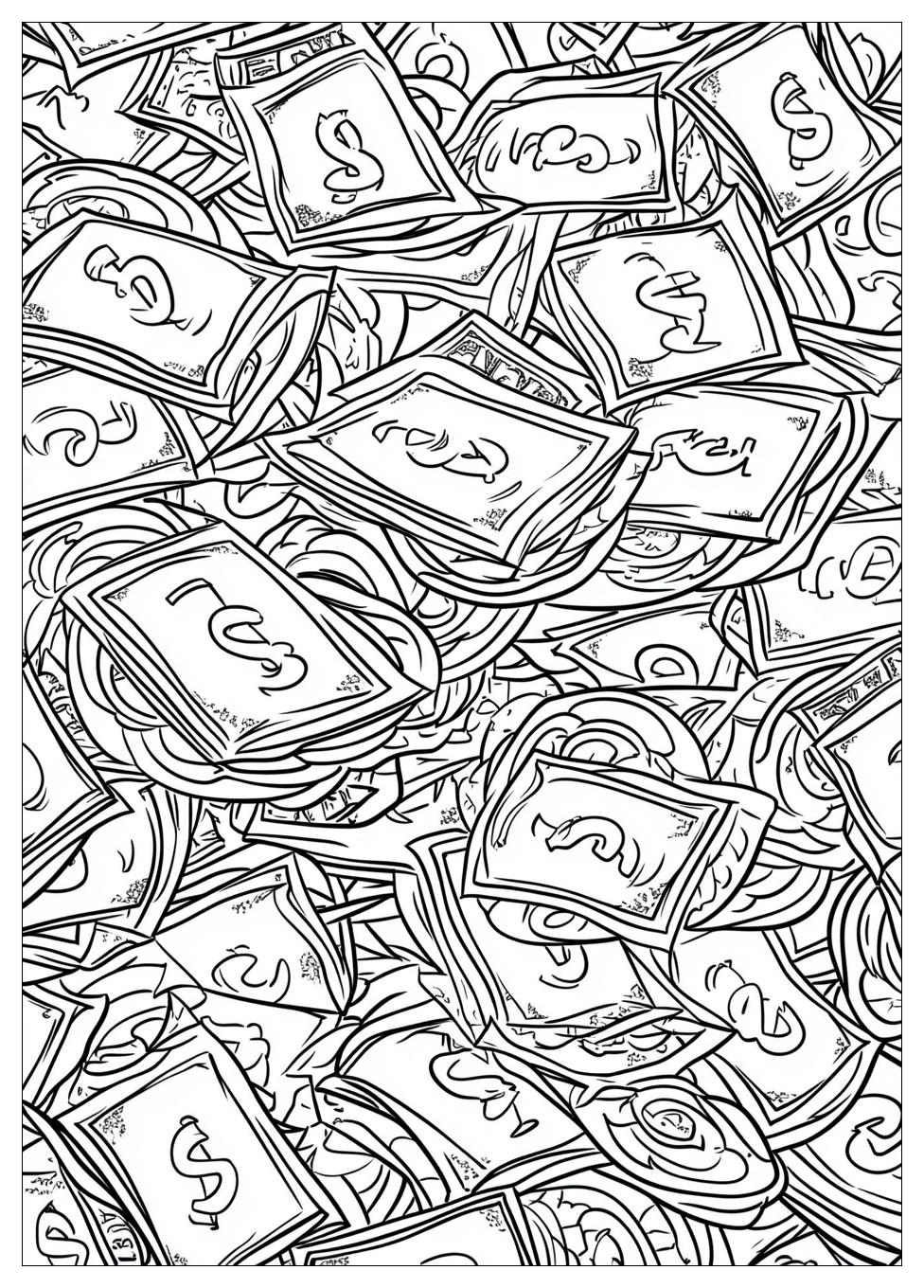 Geld Ausmalbilder 21