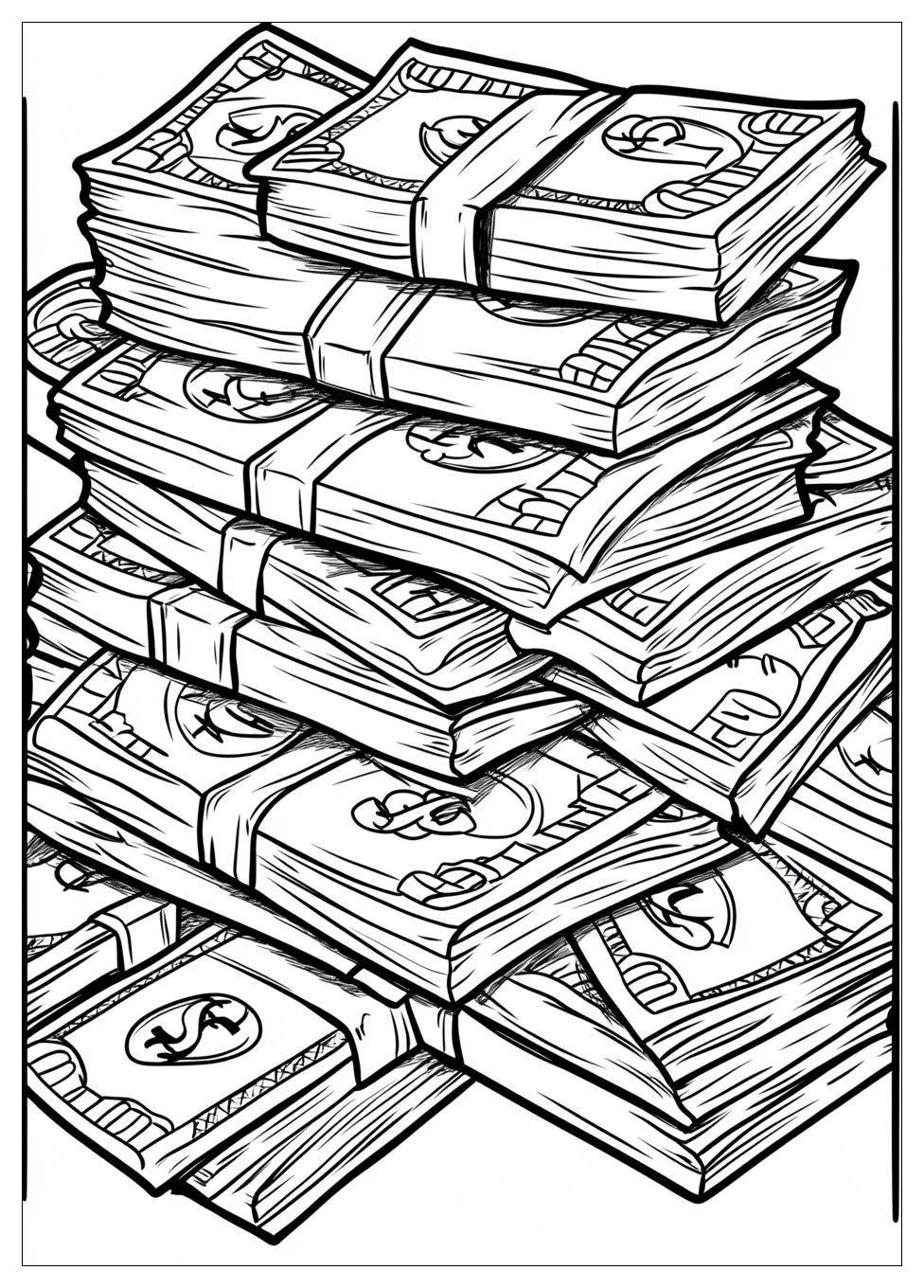 Geld Ausmalbilder 7