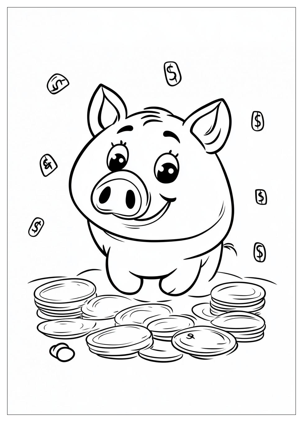 Geld Ausmalbilder 8