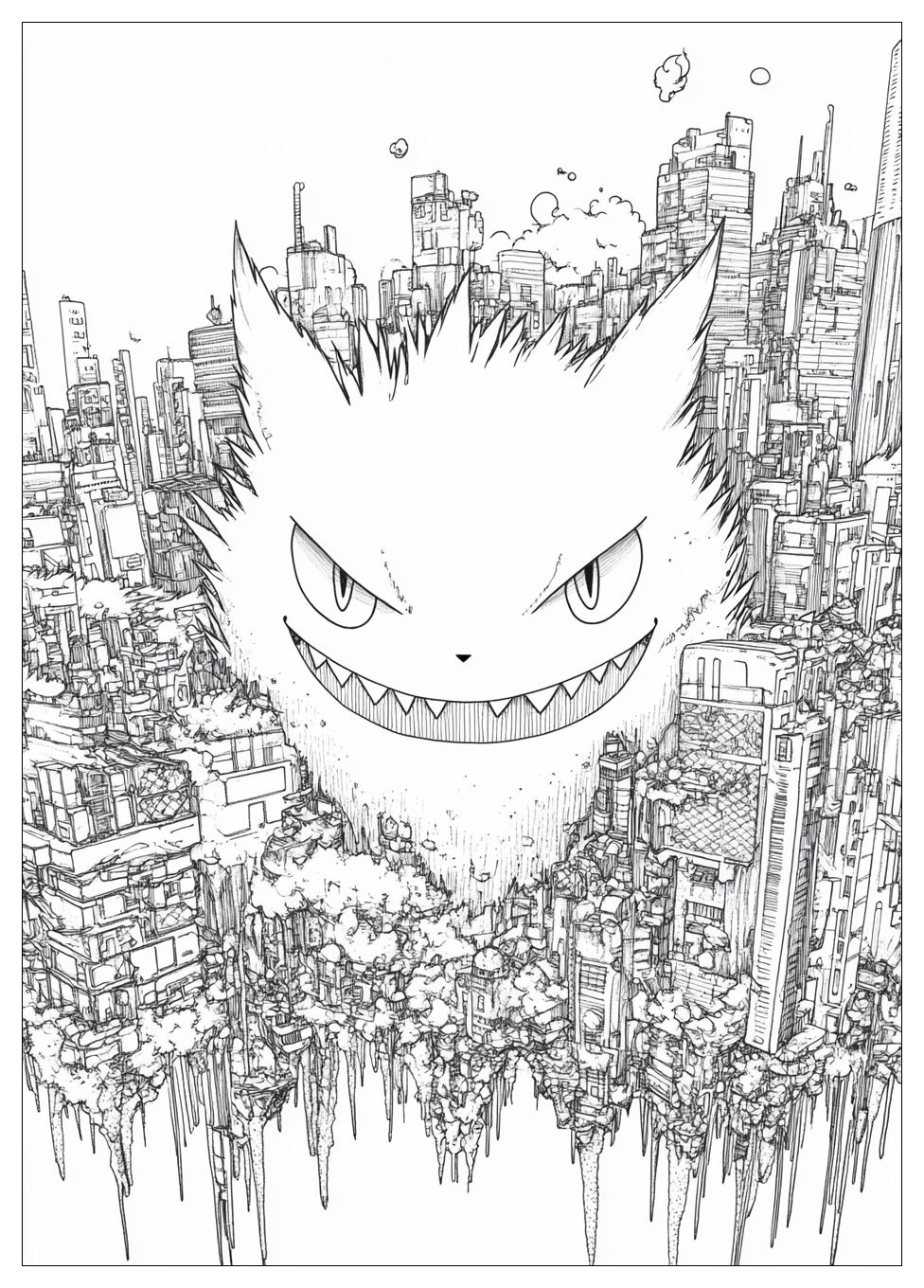 Gengar Ausmalbilder 11
