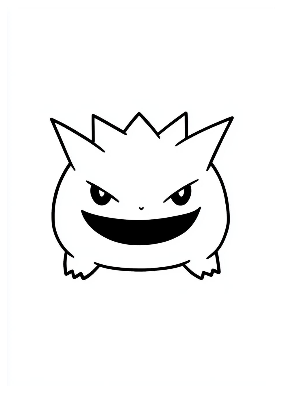 Gengar Ausmalbilder 2