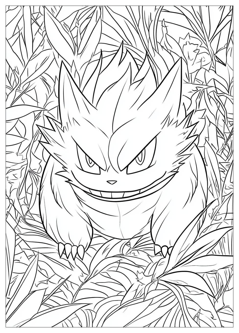 Gengar Ausmalbilder 24