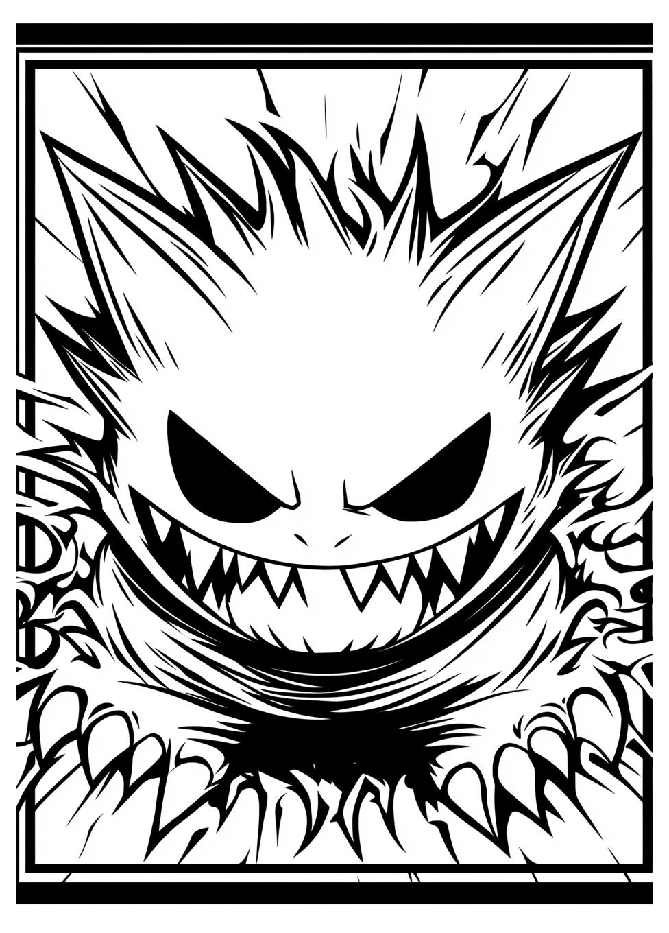 Gengar Ausmalbilder 5