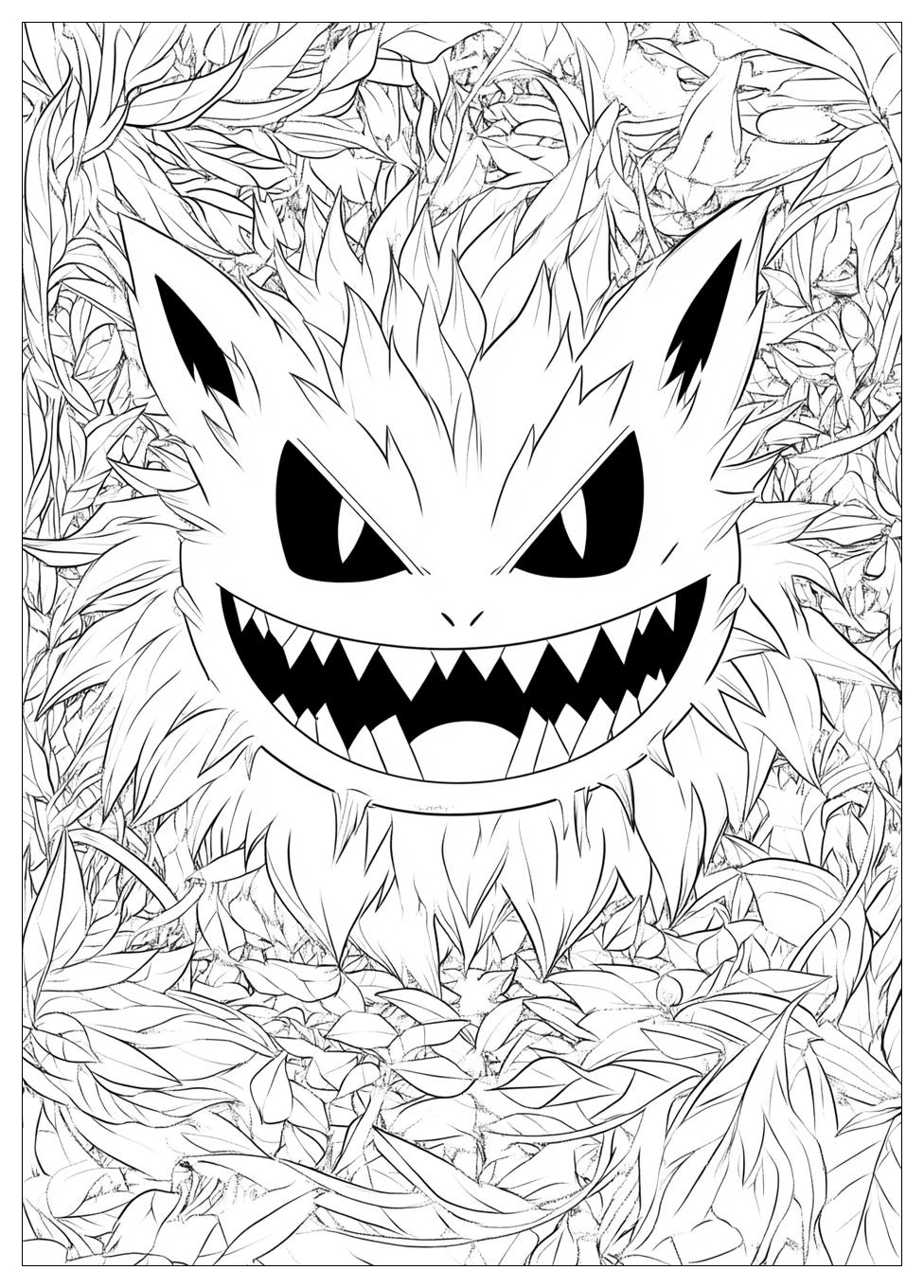 Gengar Ausmalbilder 6