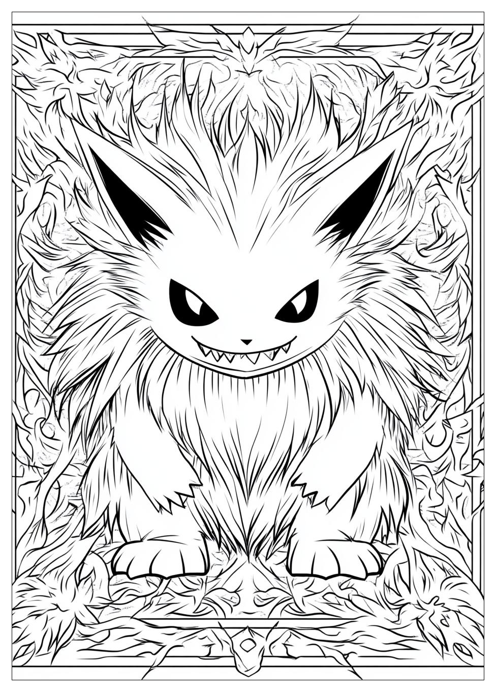 Gengar Ausmalbilder 7