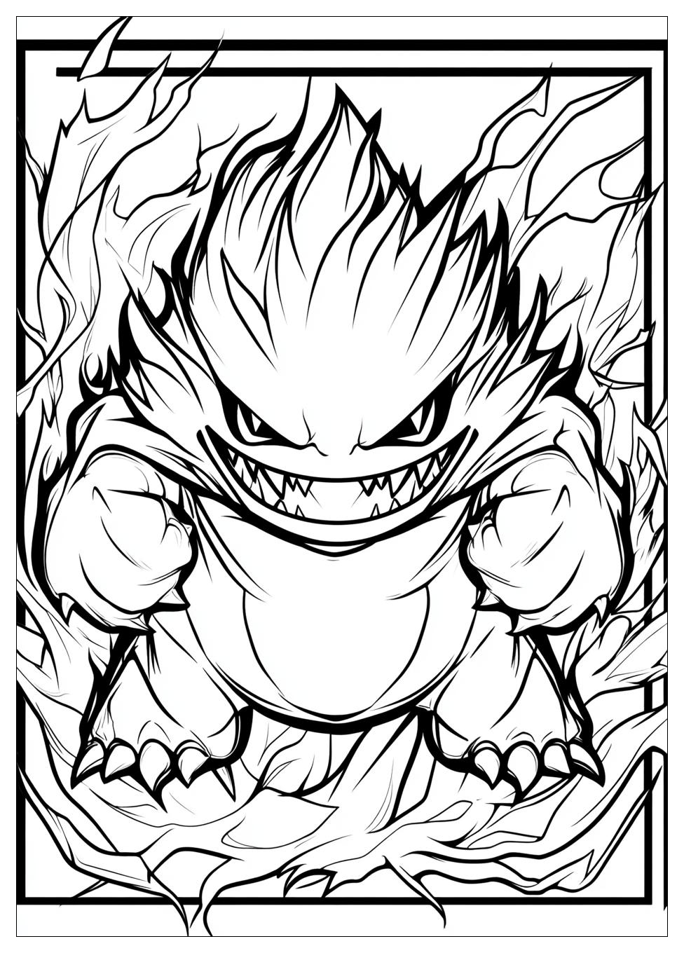 Gengar Ausmalbilder 9