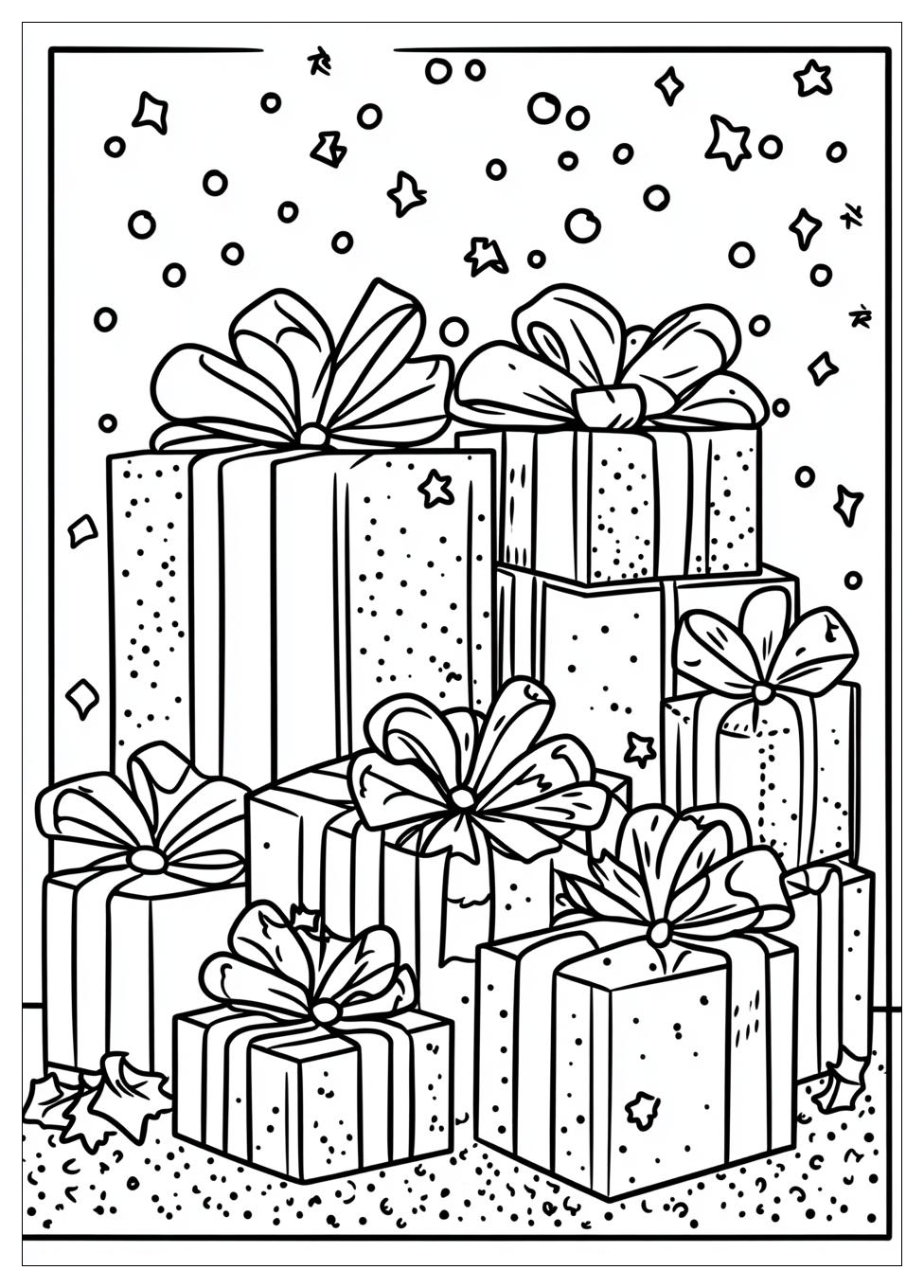 Geschenk Ausmalbilder 1