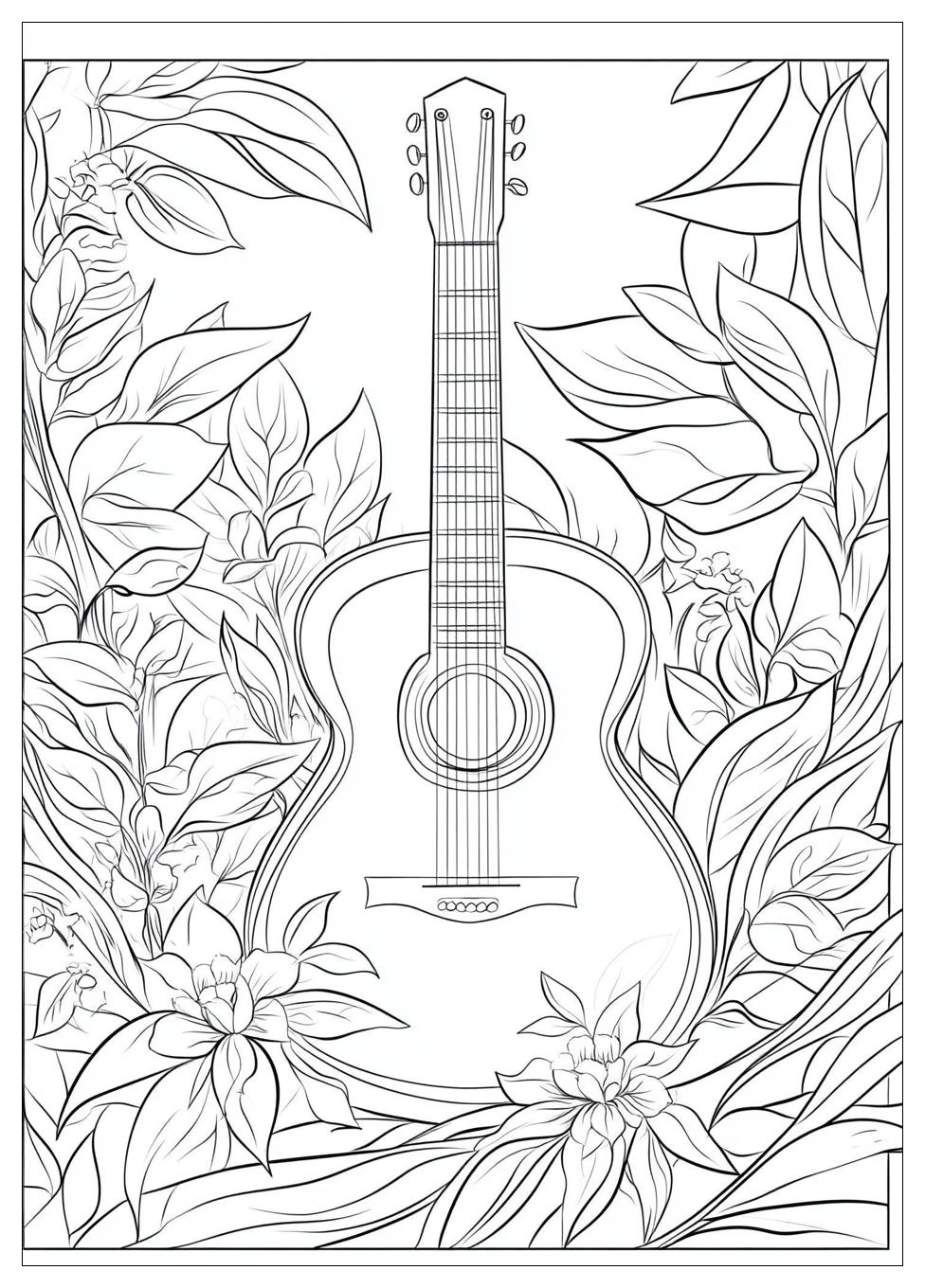 Gitarre Ausmalbilder 20