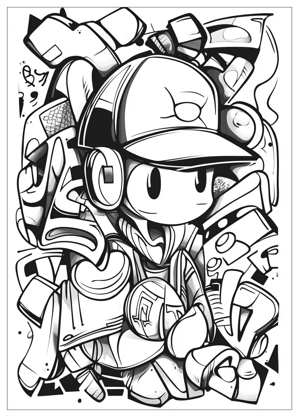 Graffiti Ausmalbilder 20