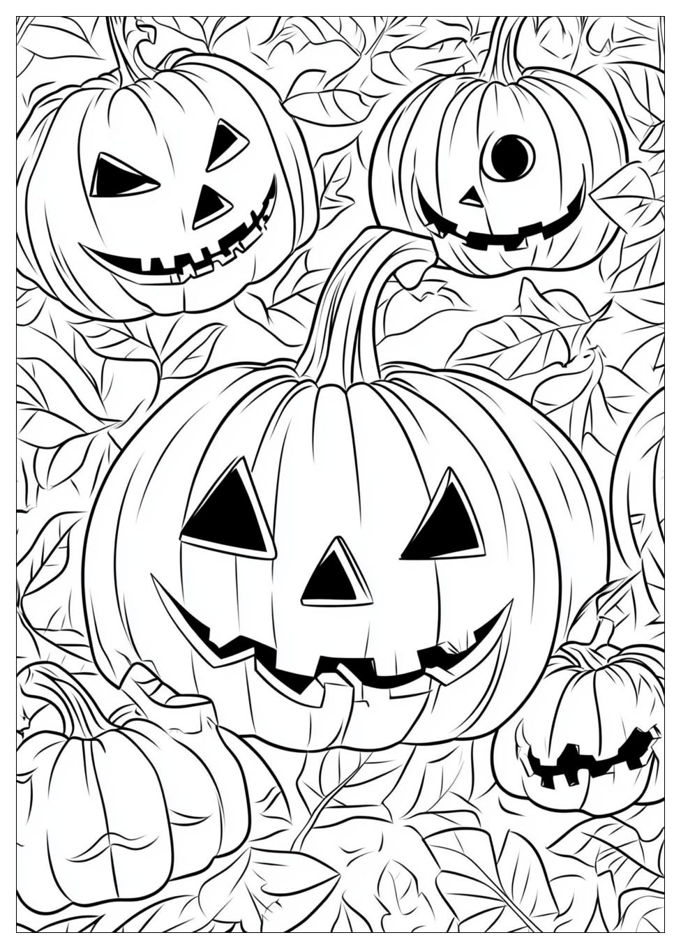 Gruselige Halloween Ausmalbilder 11