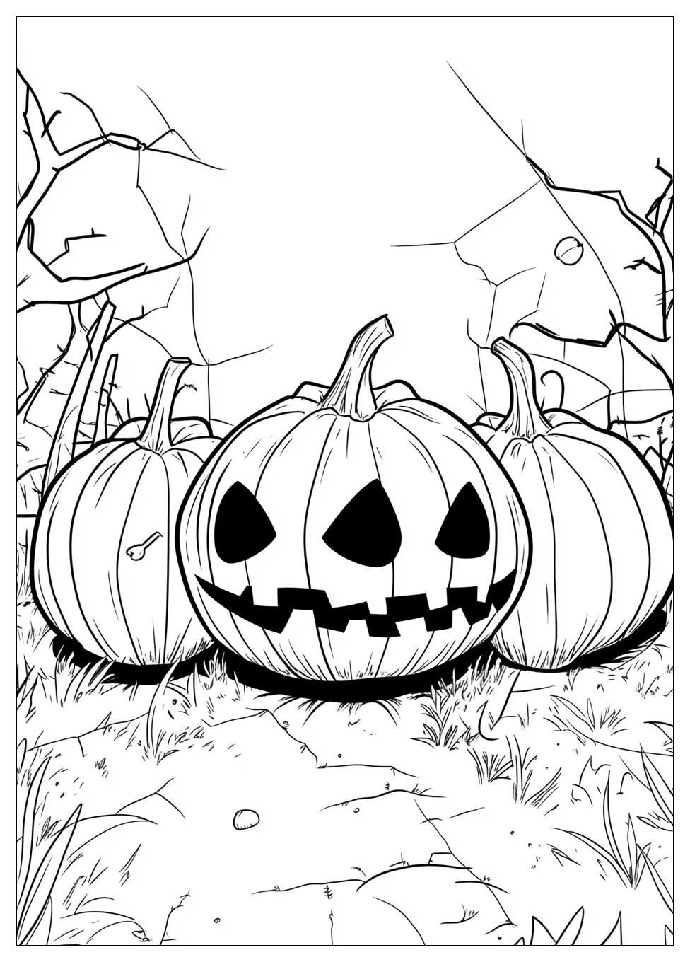Gruselige Halloween Ausmalbilder 13