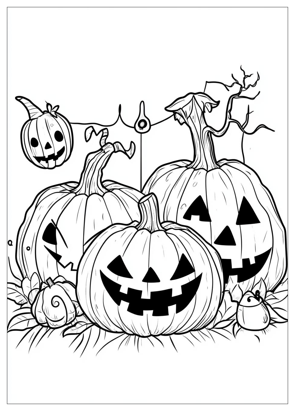 Gruselige Halloween Ausmalbilder 2