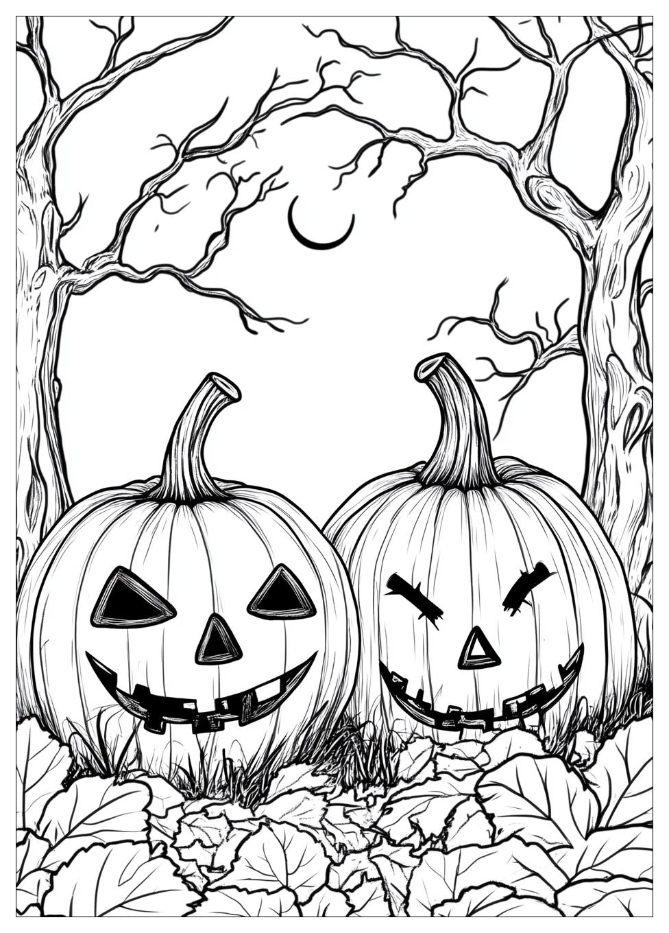 Gruselige Halloween Ausmalbilder 22