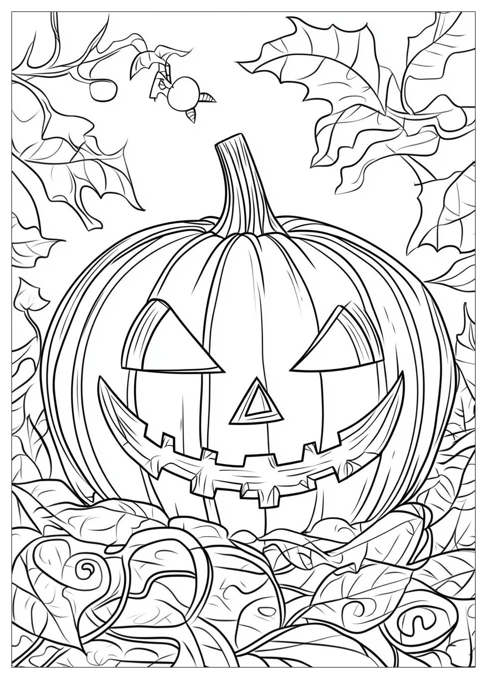 Gruselige Halloween Ausmalbilder 3