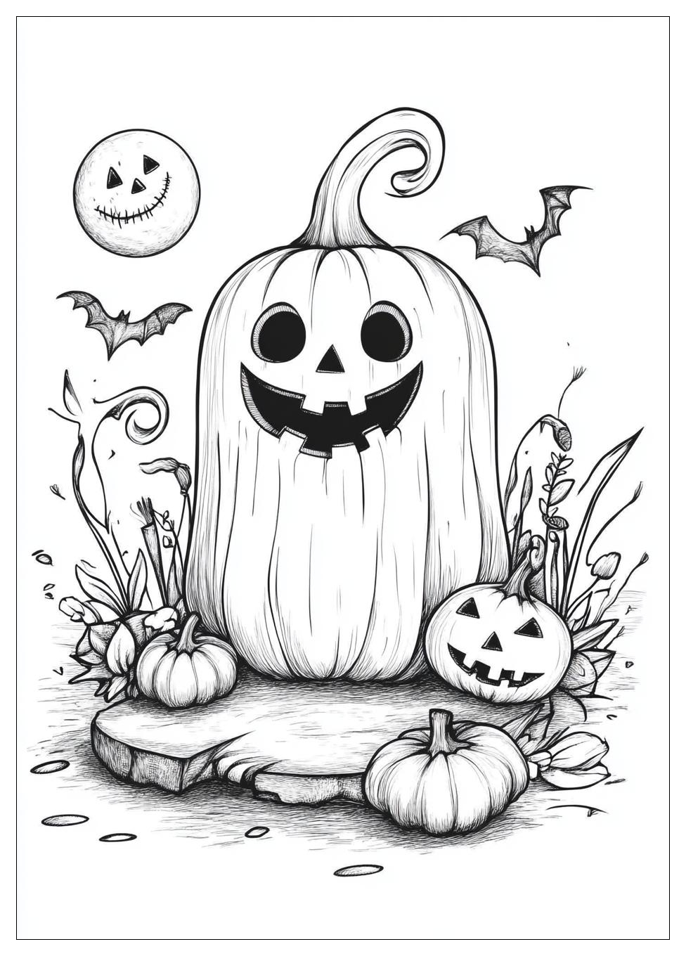 Gruselige Halloween Ausmalbilder 6