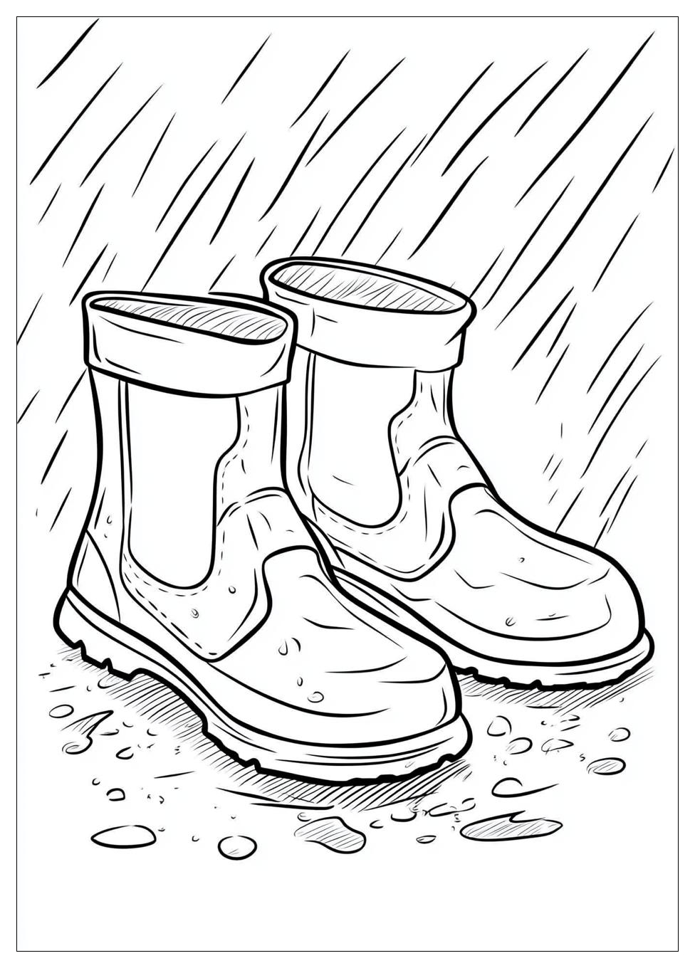 Gummistiefel Ausmalbilder 10