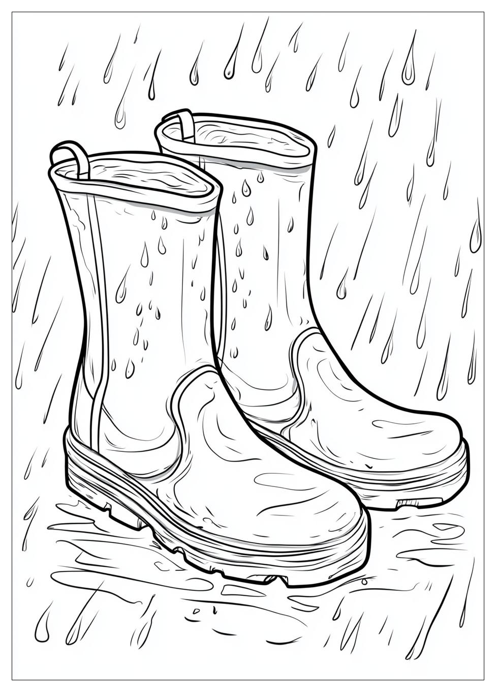 Gummistiefel Ausmalbilder 12