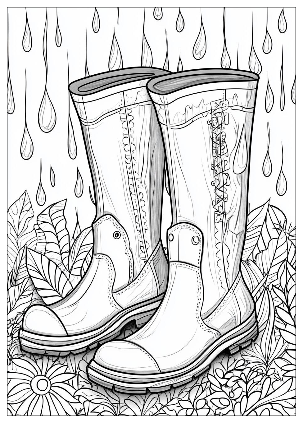Gummistiefel Ausmalbilder 13
