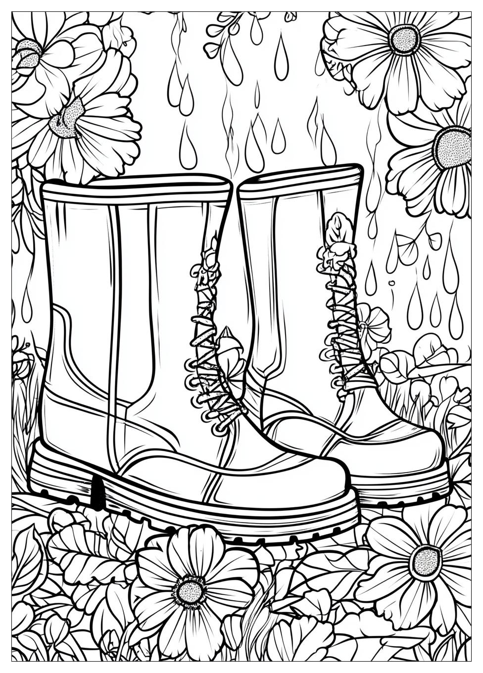 Gummistiefel Ausmalbilder 14