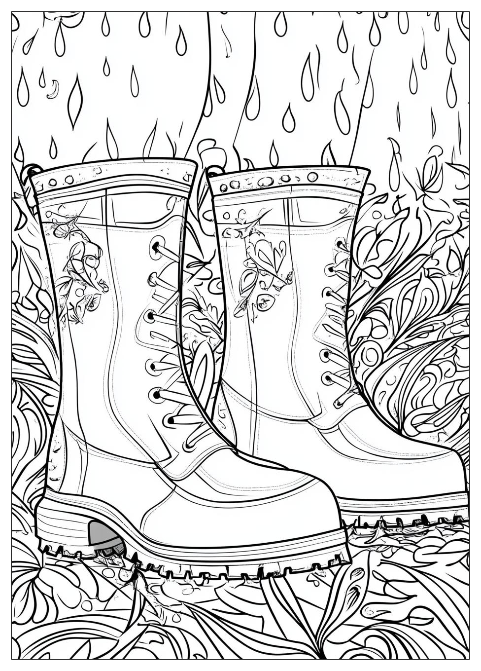 Gummistiefel Ausmalbilder 16