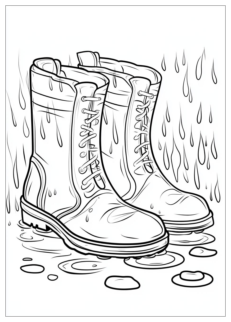 Gummistiefel Ausmalbilder 18