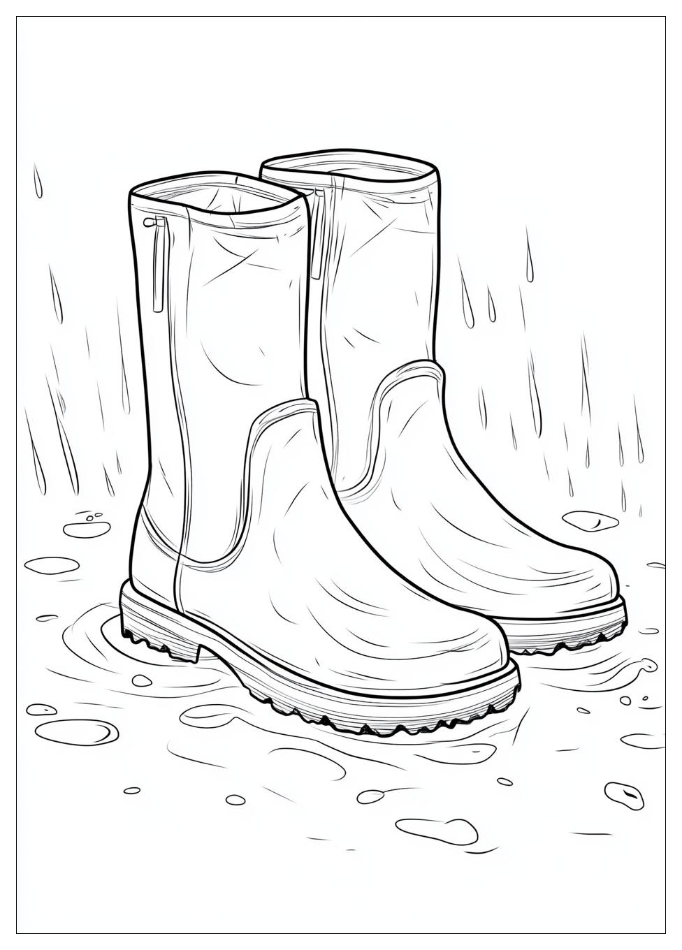 Gummistiefel Ausmalbilder 2