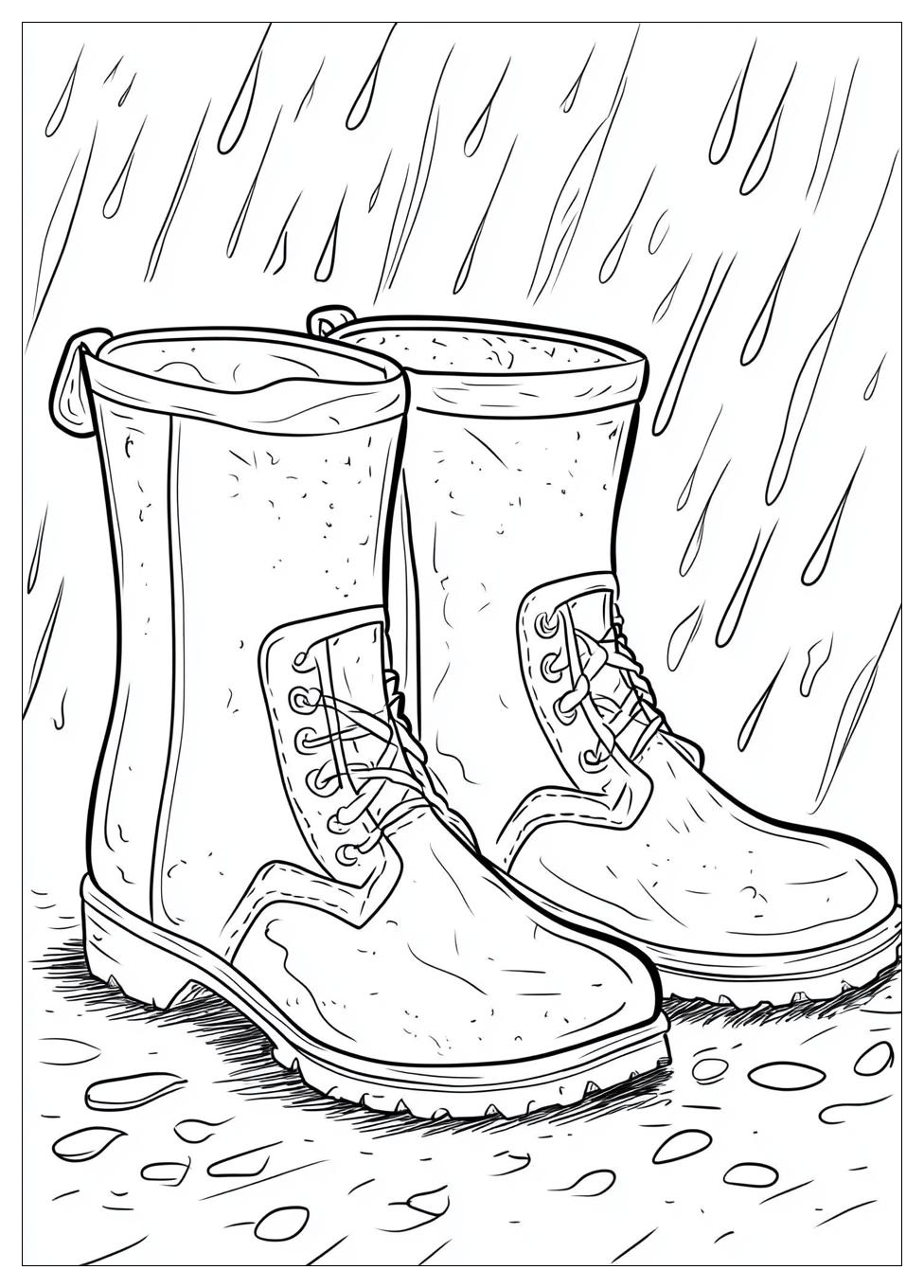 Gummistiefel Ausmalbilder 20