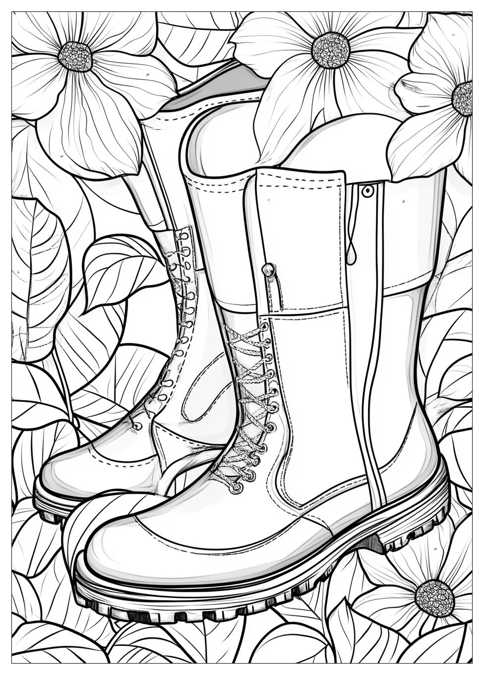 Gummistiefel Ausmalbilder 23