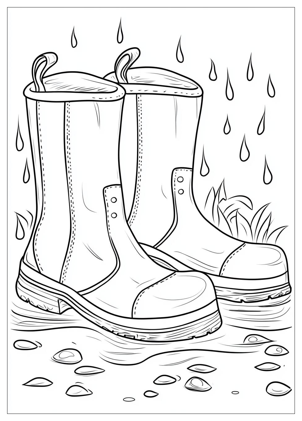 Gummistiefel Ausmalbilder 4