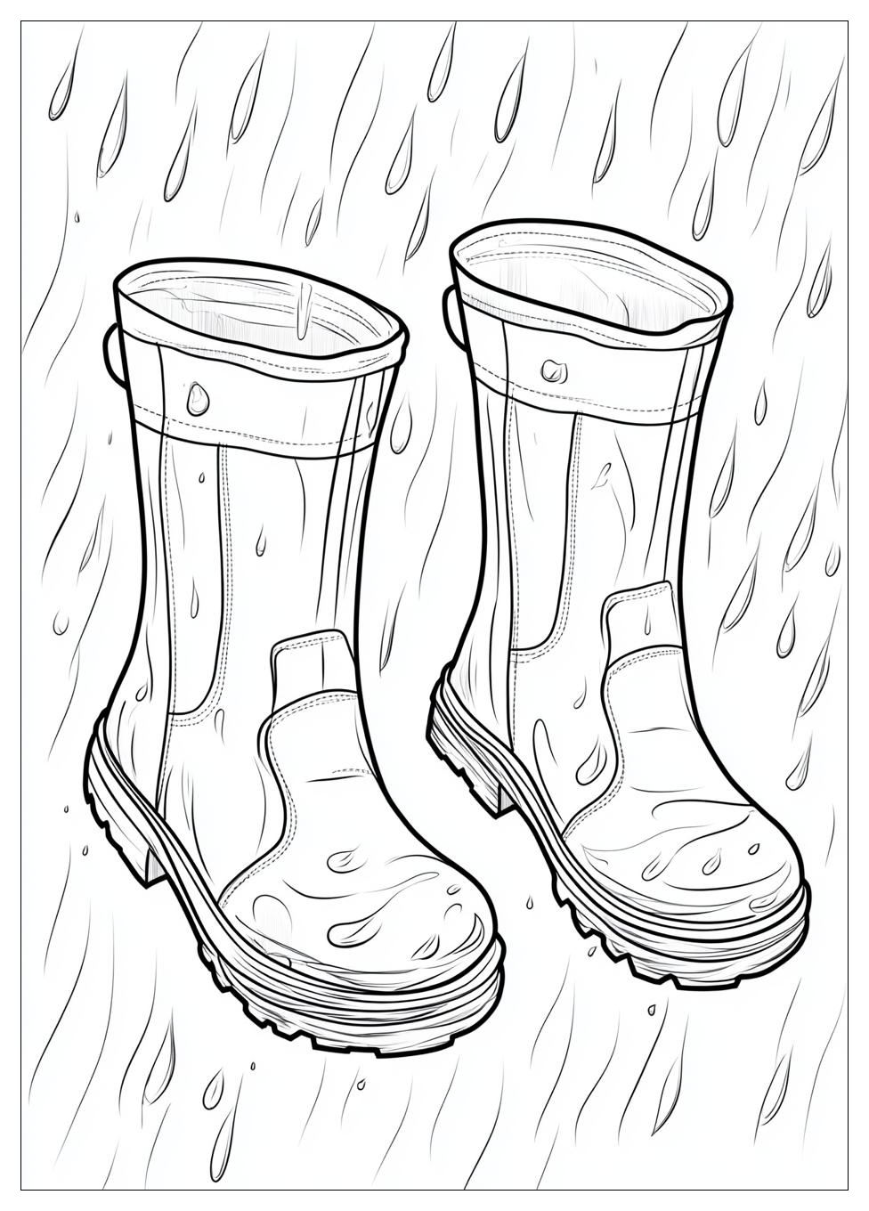 Gummistiefel Ausmalbilder 6