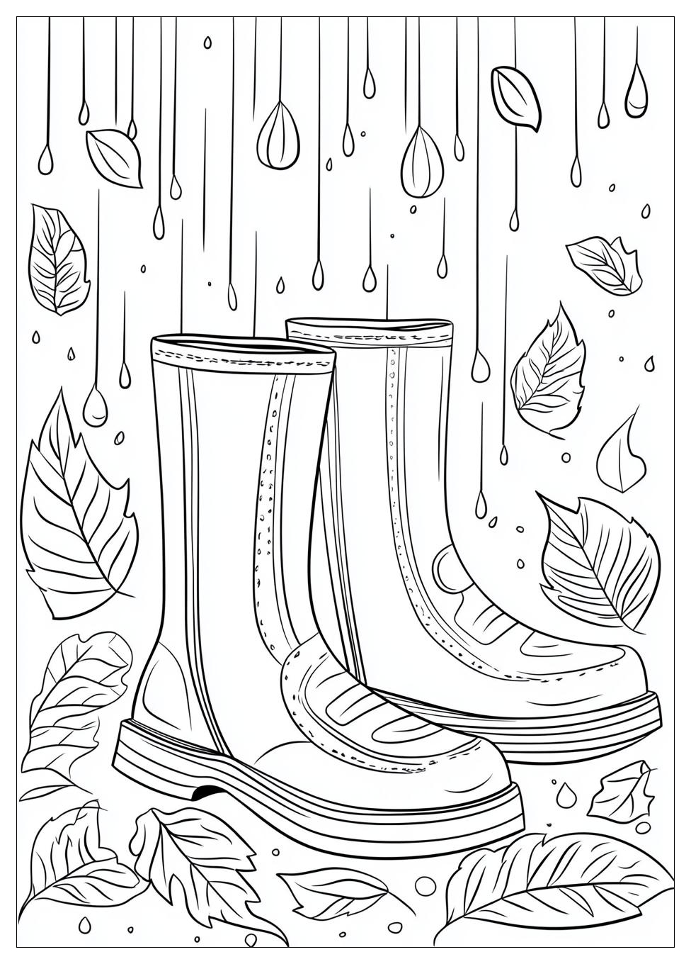 Gummistiefel Ausmalbilder 8