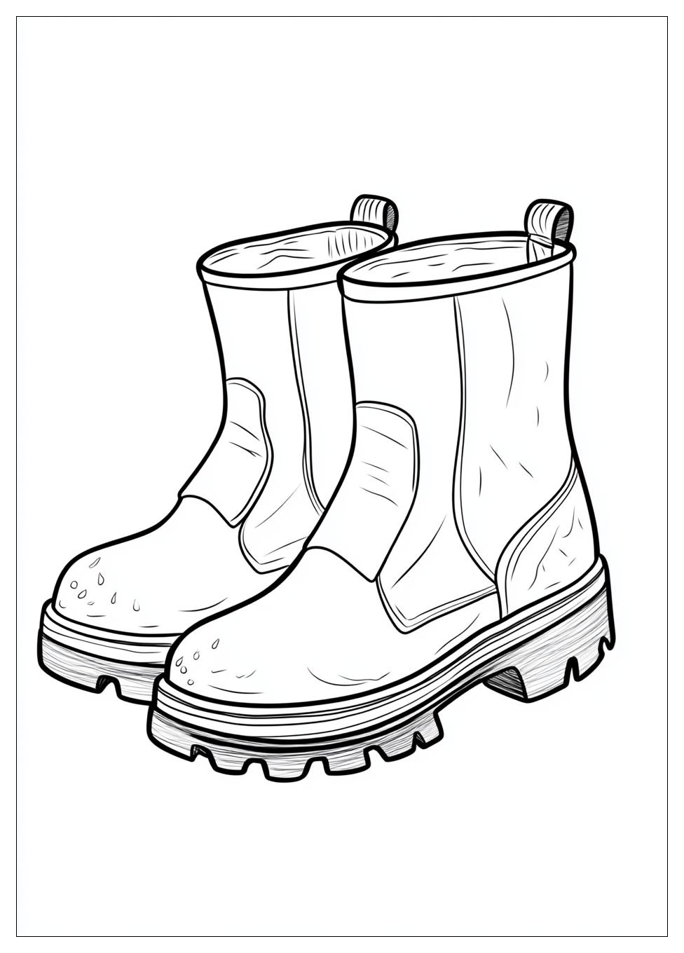 Gummistiefel Ausmalbilder 9