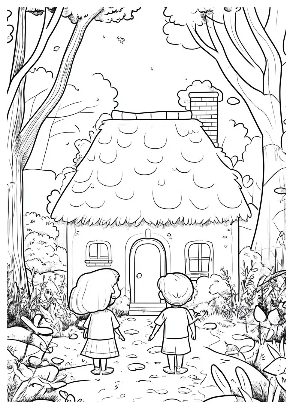 Hänsel Und Gretel Ausmalbilder 16