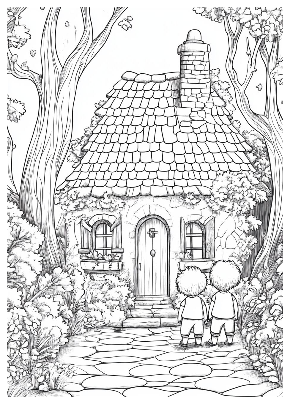 Hänsel Und Gretel Ausmalbilder 19