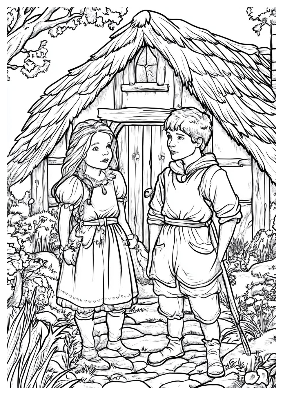 Hänsel Und Gretel Ausmalbilder 23