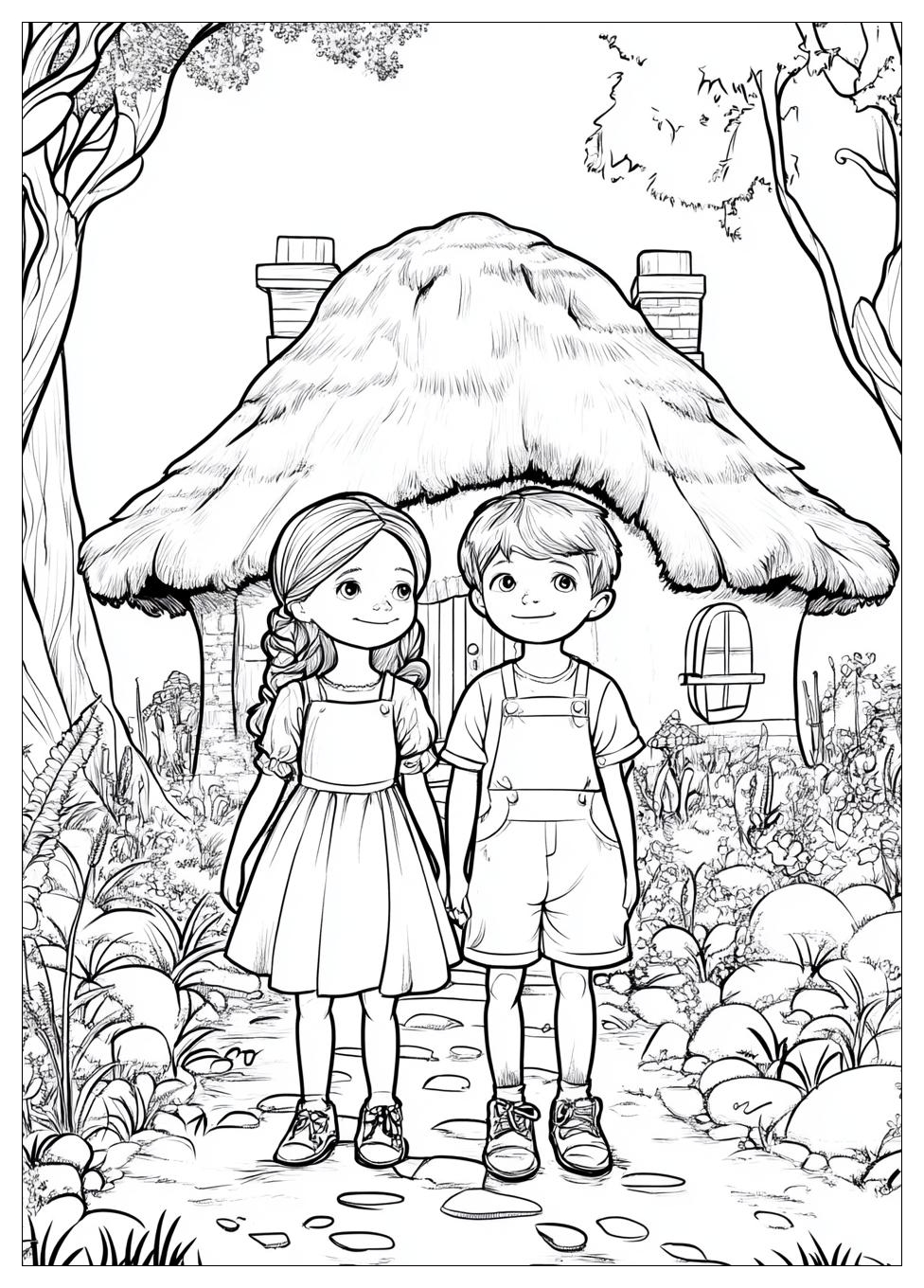 Hänsel Und Gretel Ausmalbilder 24