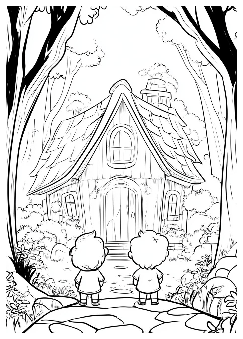 Hänsel Und Gretel Ausmalbilder 3