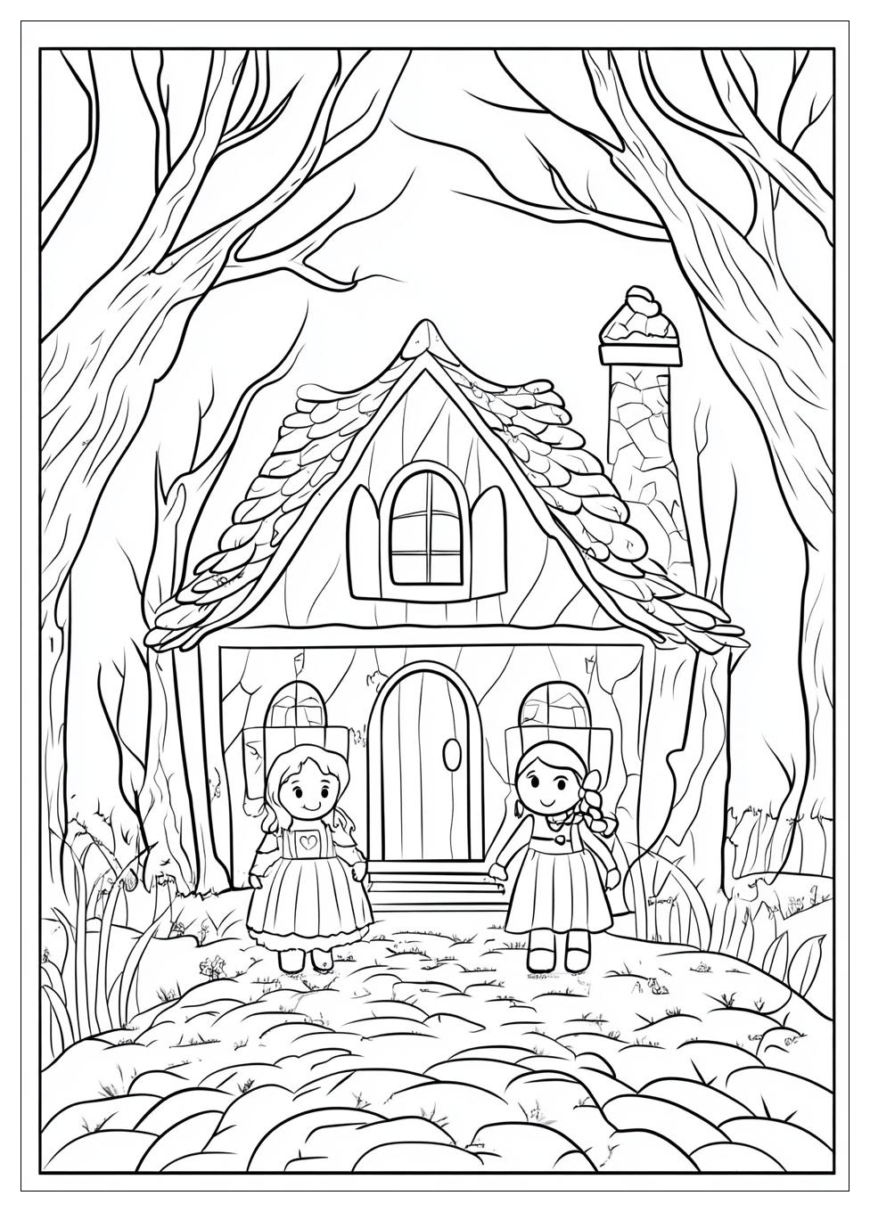 Hänsel Und Gretel Ausmalbilder 4