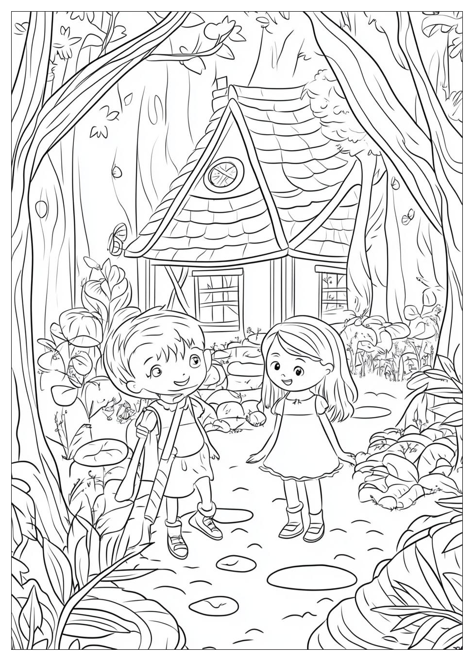 Hänsel Und Gretel Ausmalbilder 5
