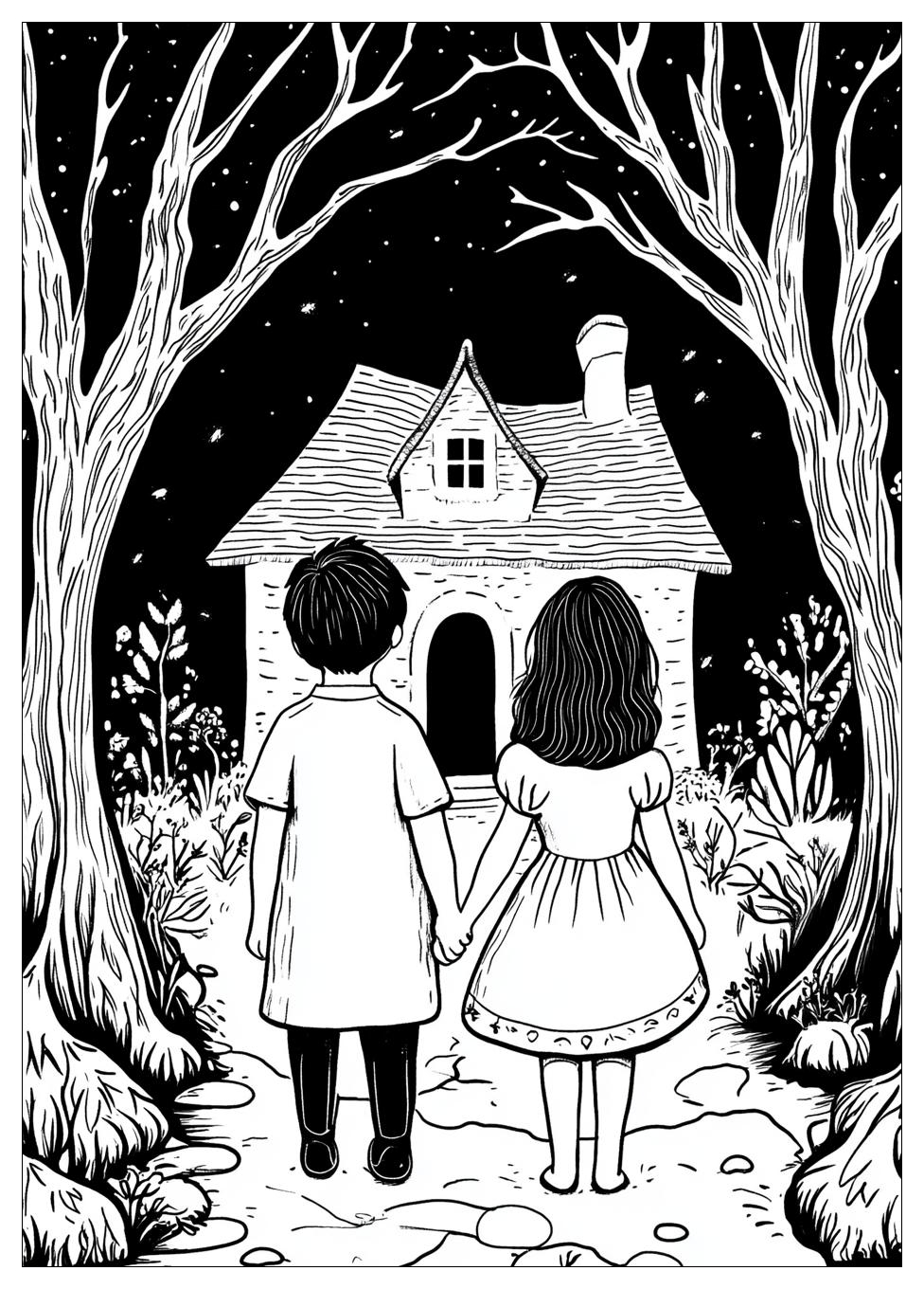 Hänsel Und Gretel Ausmalbilder 6