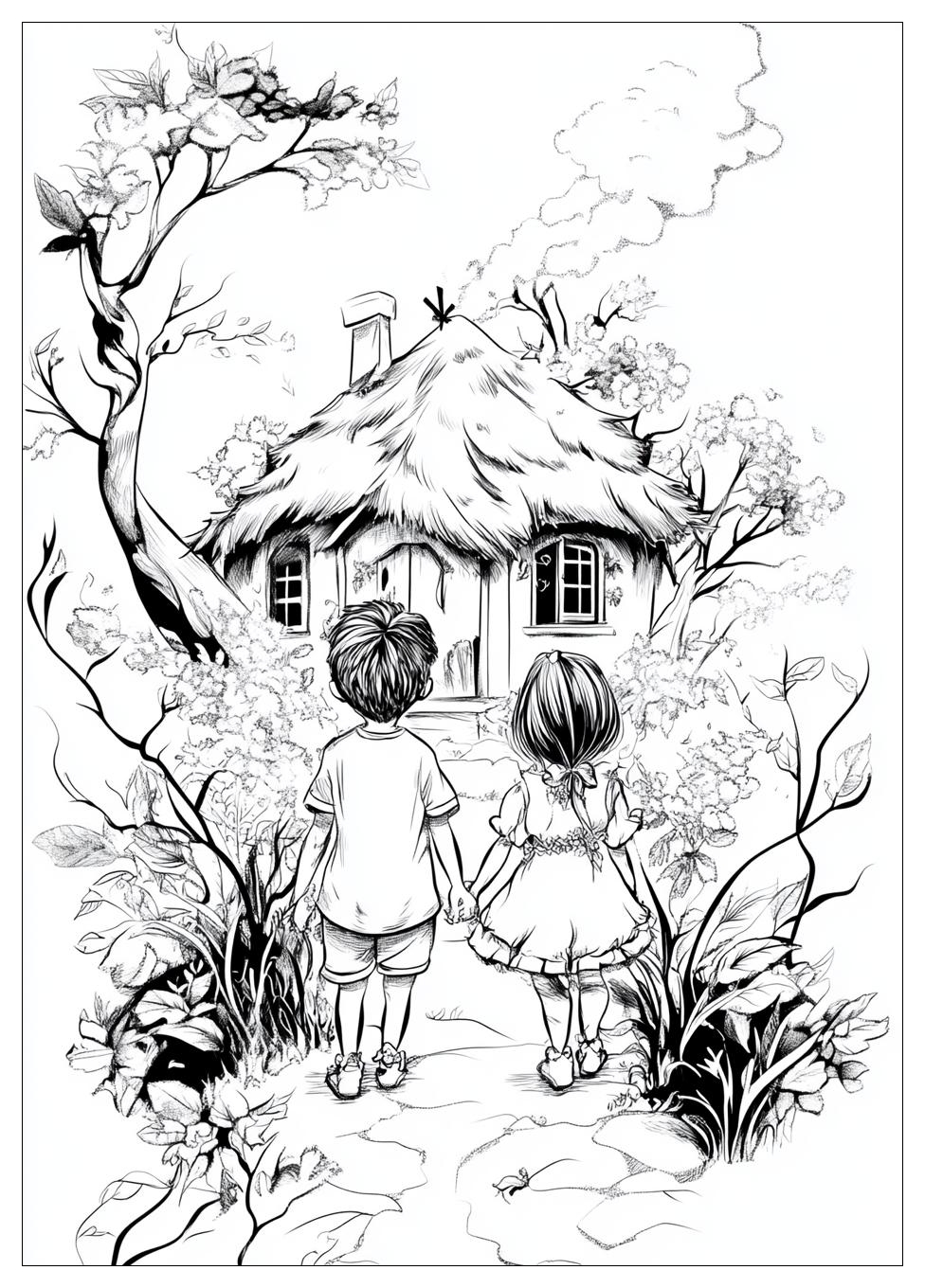 Hänsel Und Gretel Ausmalbilder 7
