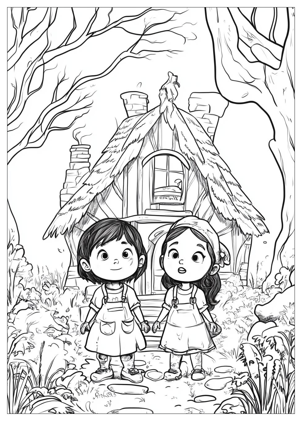 Hänsel Und Gretel Ausmalbilder 9